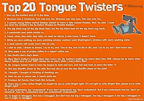 Gift of Tongues ~ 100 Day Mission Countdown Box | Tongue twisters ...