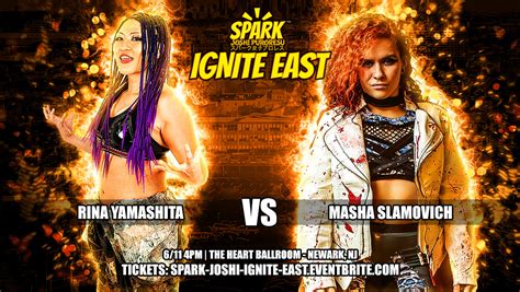 Rina Yamashita vs Masha Slamovich at IGNITE EAST 2023 | SPARK Joshi ...