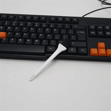 1pc Anti Static Cleaning Brush Keyboard Nylon Portable Plastic Handle ...