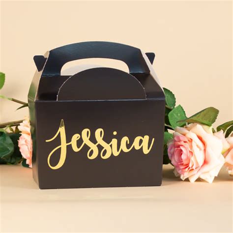 Personalised Black Party Box | Partyrama