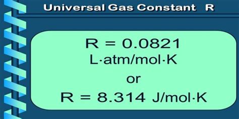 Universal Gas Constant - QS Study