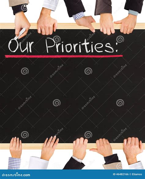 Priorities list stock photo. Image of black, copyspace - 46482166