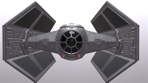 Darth vader tie fighter 3D model - TurboSquid 1280825