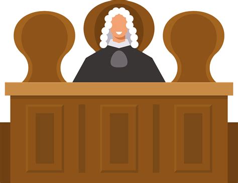 judge in courtroom, judical cort flat illustration vector 4599918 ...