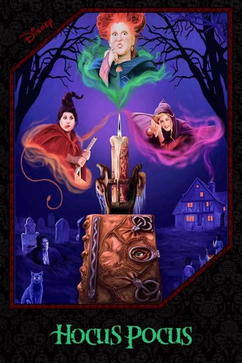 Hocus Pocus (1993) | The Poster Database (TPDb) | Painting, Painting ...