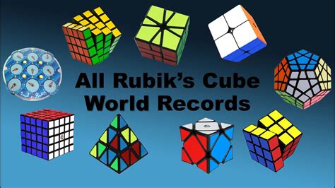 All Rubik's Cube World Records! | 2021 Edition! | - YouTube