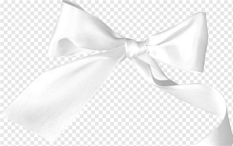 White ribbon bow, white ribbon, bow ribbon, tie ribbons png | PNGWing