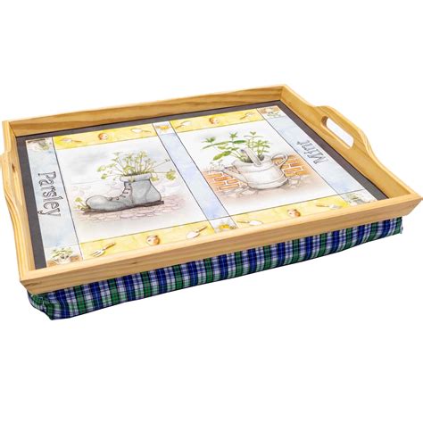 Wooden Lap Tray with Cushion | EASIE Living Retail Store