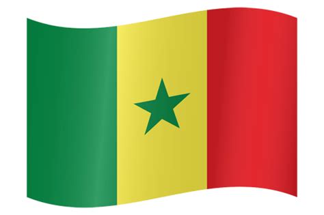 Senegal flag vector - Country flags