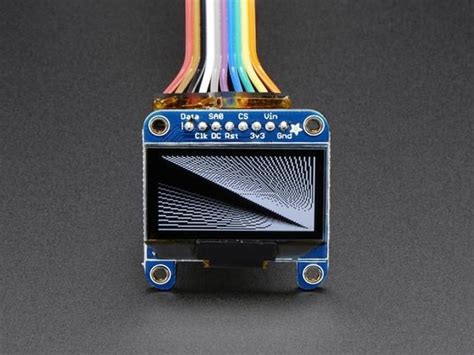 Monochrome 1.3" 128x64 OLED graphic display | Miniature display ...