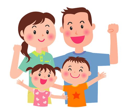 Family of Four clipart. Free download transparent .PNG | Creazilla