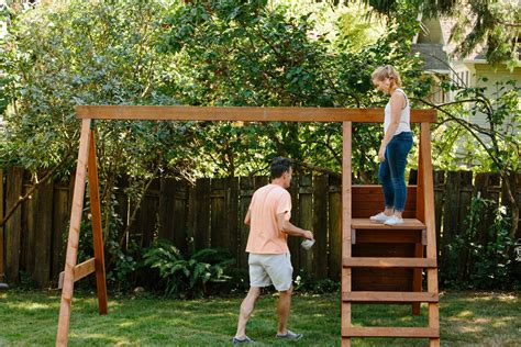 How To Build a Wooden Swing Set | Swing set diy plans, Swing set diy ...