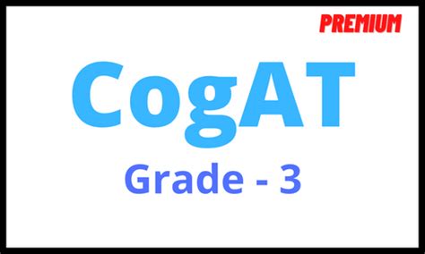 CogAT: Grade-3 - Prep Forest