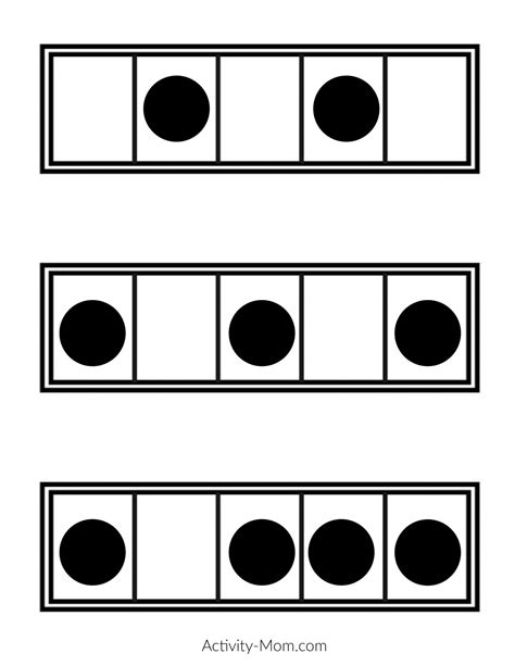 Five Frame War - A Kindergarten Math Game (printable) - The Activity Mom