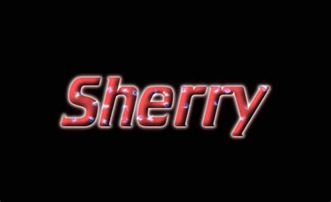 Sherry Logo | Outil de conception de nom gratuit à partir de texte flamboyant