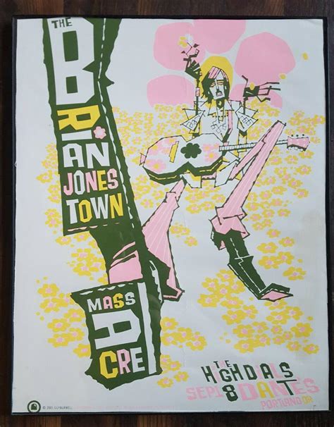 Brian Jonestown Massacre Tour Poster - Framed - 20" x 16" | #2057788399