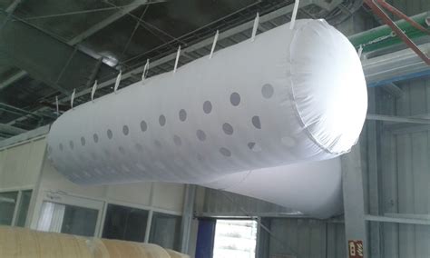 Silver Aluminium Industrial NDSPL Fabric Sox Duct, Mounting: Selling Mounted, Rs 350 /meter | ID ...