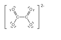 A Lewis structure of the oxalate ion, $\mathrm{C}_2 \mathrm{ | Quizlet