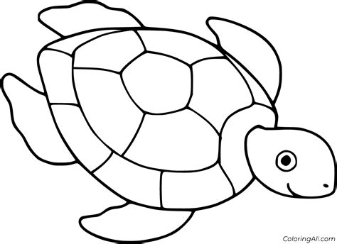 Turtle Coloring Pages (30 Free Printables) - ColoringAll