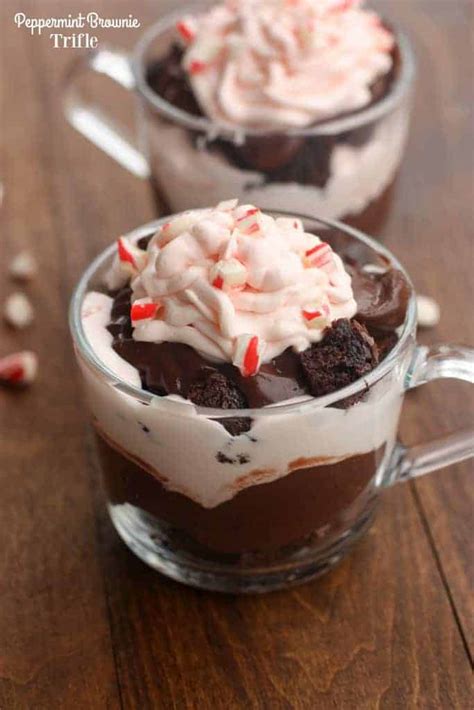 Peppermint Brownie Trifle - Tastes Better From Scratch