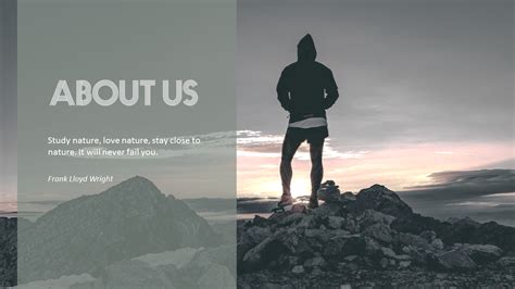 Mountain climbing PPT Templates