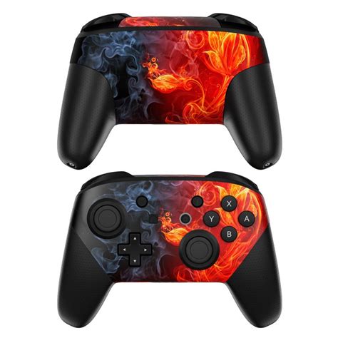 Nintendo Switch Pro Controller Skin - Flower Of Fire by Gaming | DecalGirl