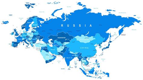 Eurásia, o que é? Mapa, países transcontinentais e características