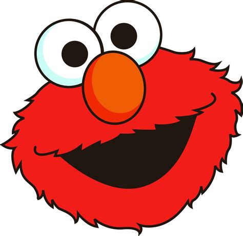 Elmo SvgElmo Smiley Face Sesame Street Svg Cut Files For | Etsy