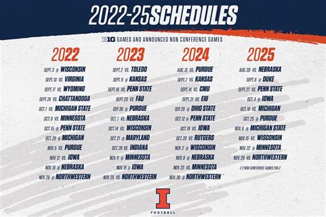 Big Ten Football Schedule 2022 Printable - Printable Schedule