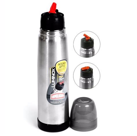 Lumilagro Stainless Steel Thermos Vacuum Bottle with Pouring Beak for Mate Termo Pico Vertedor ...