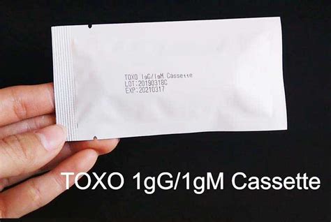 toxo test accurate card ivd manufacturers factory production