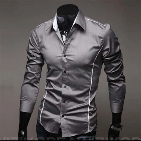 HOT Sale 2014 Spring&Autumn New Style Design Mens Shirts Casual Slim ...