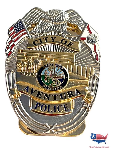 AVENTURA FL POLICE BADGE MONEY CLIP