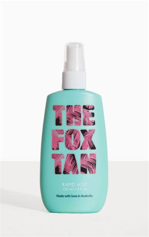 The Fox Tan Rapid Tanning Mist 120ml | Tanning mist, Mists, Lip paint