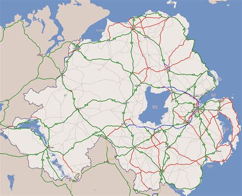 Map Of Northern Ireland Cities