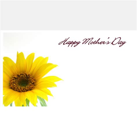 Sunflower Happy Mother’s Day Gift Card (Pack 50) - Village Green