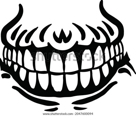 Monster Teeth Vector Art Illustration Stock Vector (Royalty Free) 2047600094 | Shutterstock