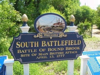 Battle of Bound Brook Historical Marker