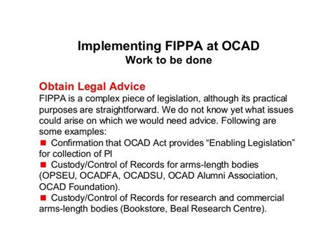 FIPPA Implementation - June 2006