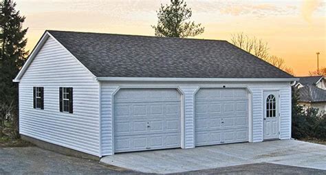 2 Car Garage With Loft Kit