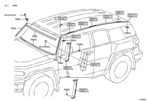 Toyota fj cruiser windshield molding removal