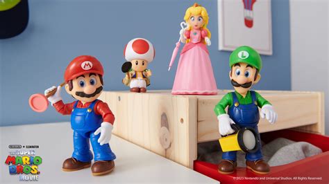 Super Mario Bros Movie 2023 question block with figures Set of 6 www ...