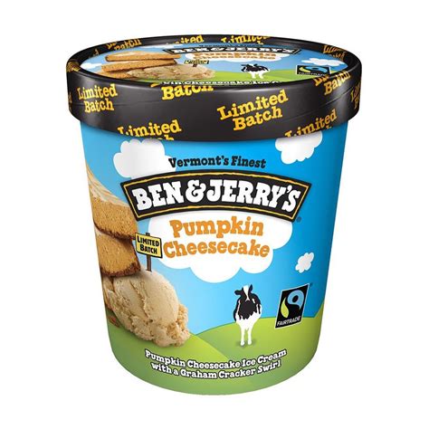 Ben & Jerry’s Pumpkin Cheesecake Ice Cream Is Packed With a Graham ...