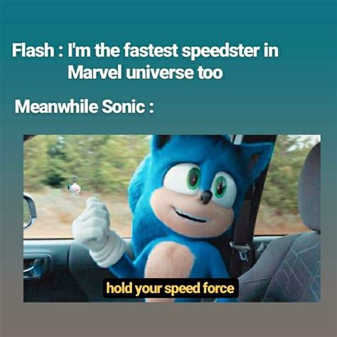 Sonic vs Flash | Fastest speedster, Sonic, Memes