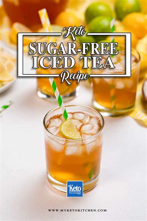 Sugar-Free Iced Tea Recipe - Refreshing and Healthy | My Keto Kitchen