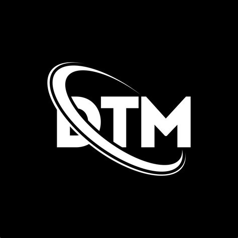 dtm-logo. dtm brief. dtm brief logo ontwerp. initialen dtm-logo ...