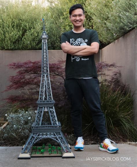 How tall is the LEGO Eiffel Tower: A photo series - Jay's Brick Blog