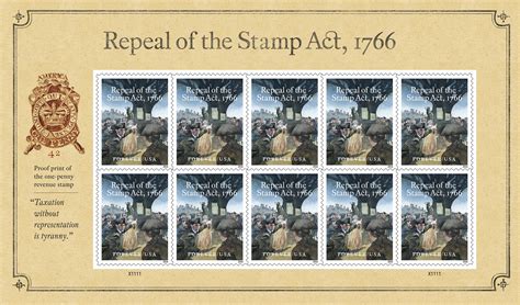 USPS: Anniversary of repeal of Stamp Act commemorated