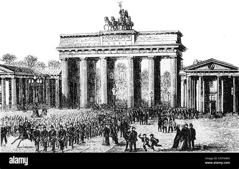 geography / travel, Germany, Berlin, Brandenburg Gate, built 1788 ...