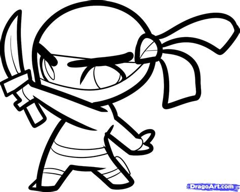 Ninja Cartoon Drawing at GetDrawings | Free download